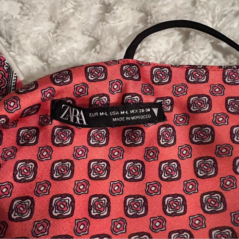 Zara Printed Scarf Top - M/L - Picture 5 of 5